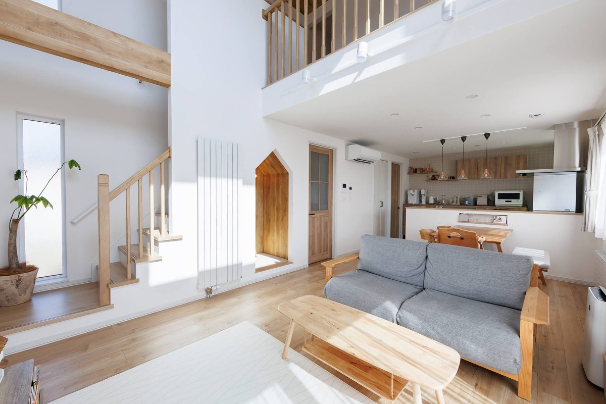 快適動線と大容量収納を両立した”ぬくもり”の家