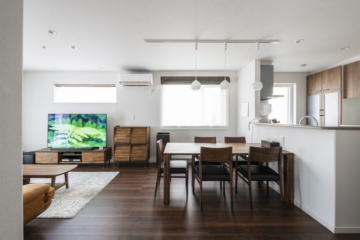 北海道らしいナチュラルな木を活かした家