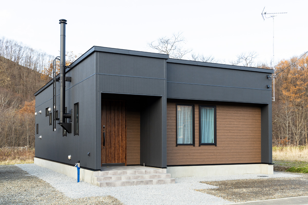 薪ストーブのある心地よい平屋