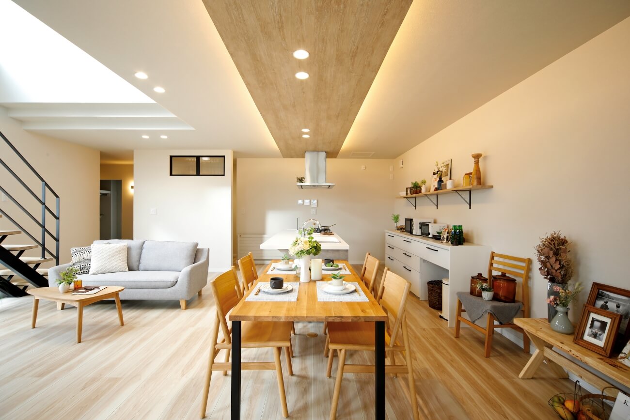 2.8帖の「紡ぐスペース」が家族の時間をつくる