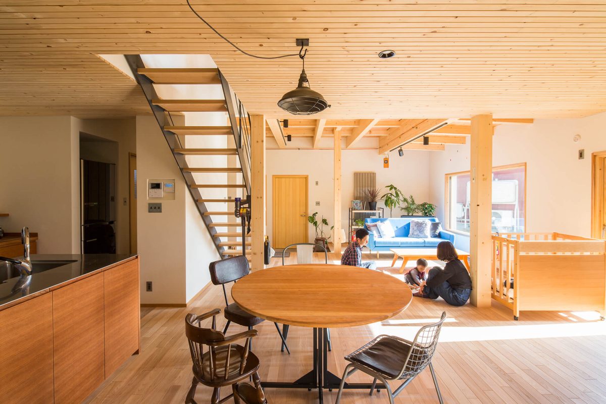 くらしとくつろぎを分かつ家