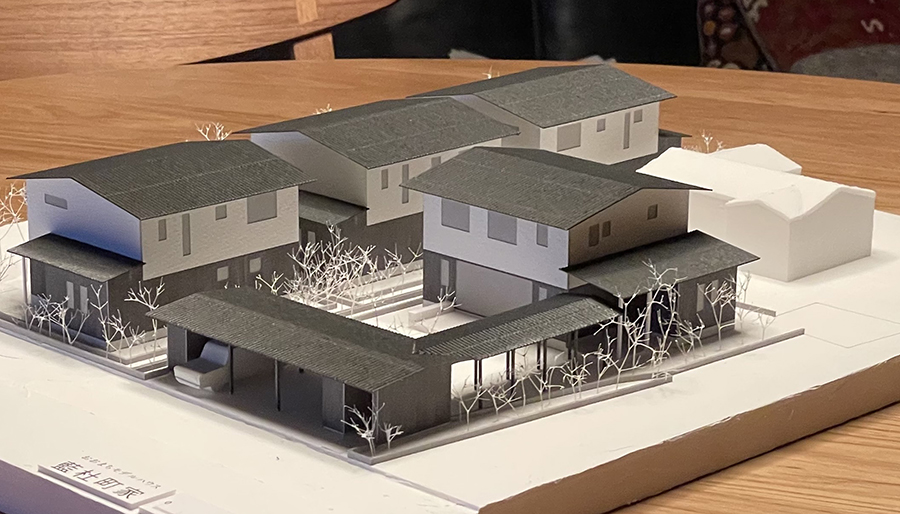 小松建設(伊達市)藍杜町家 4軒で美しい街並みを創る