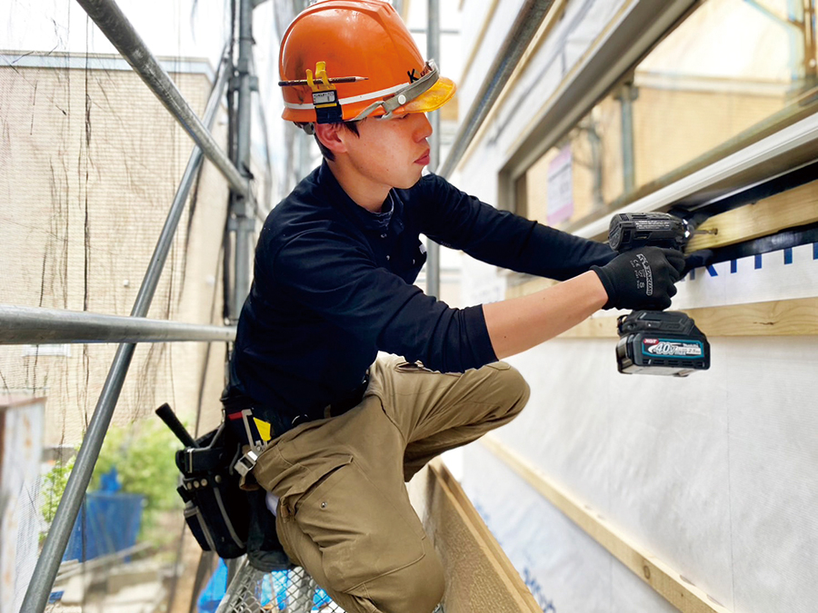 若手大工を育てよう – キクザワ 大山文也氏（2022年入社）