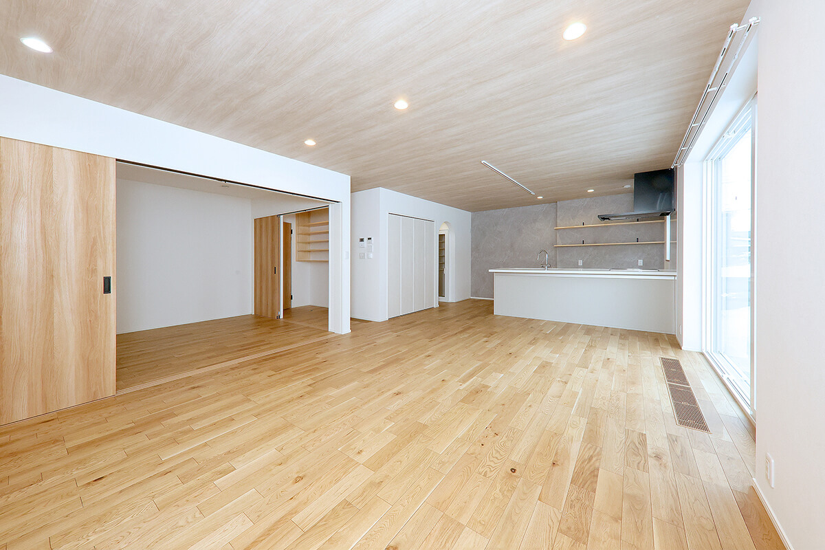 ワンちゃんと暮らすナチュラルな家