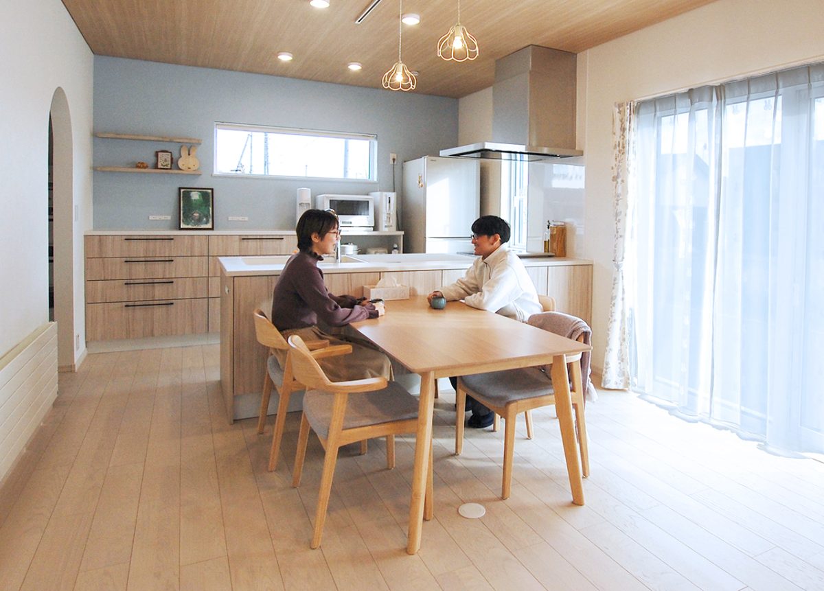 平屋×北欧スタイル　回遊動線と家事ラクな暮らし