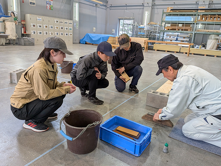 ポリテクセンターで見習い大工研育成研修会