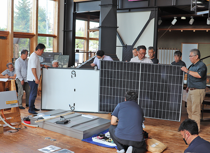 【アース21】太陽光発電の施工勉強会