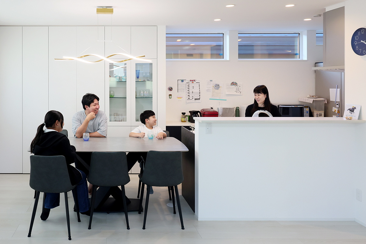 サウナのある2階リビングの住まい