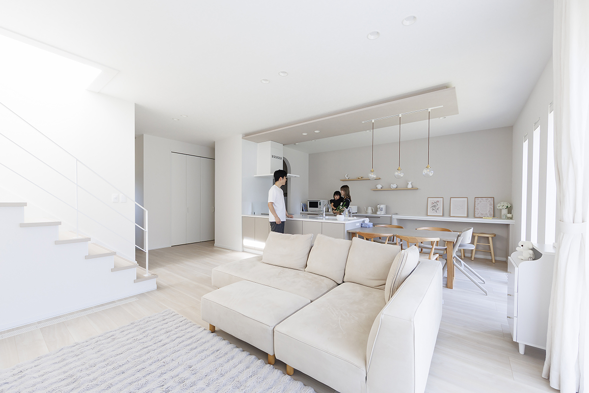家族みんながほっとできる、落ち着きのある住まい